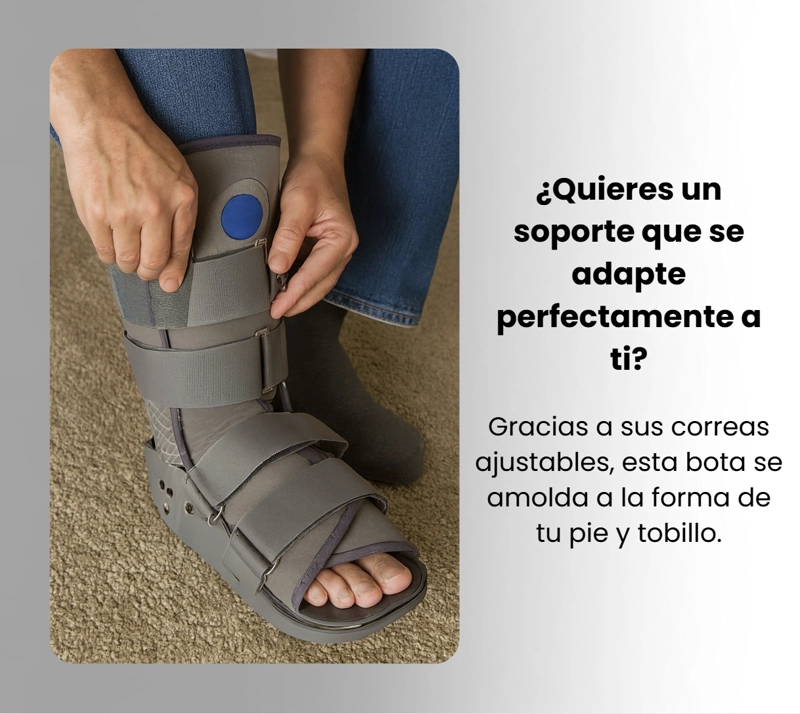 BOTA INMOVILIZADORA ORB08 ORTOPEDICA NEUMÁTICA CORTA CON VÁLVULA DE AIRE ONEDER - 7