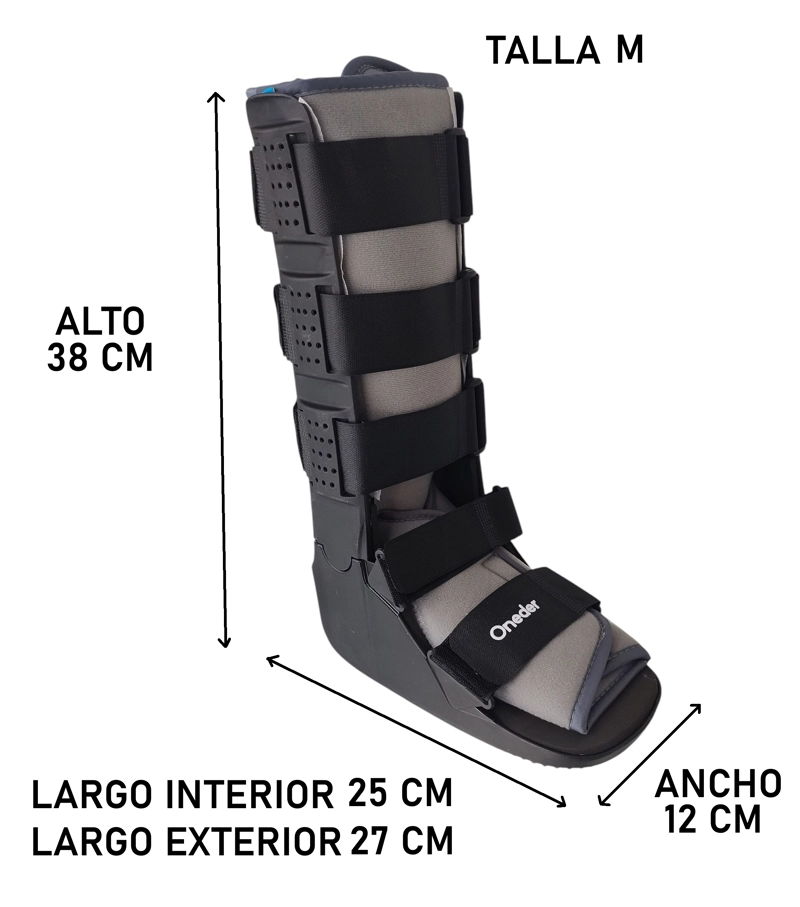 BOTA INMOVILIZADORA ORB06 LARGA ORTOPÉDICA LIVIANA PREMIUM ONEDER - 2
