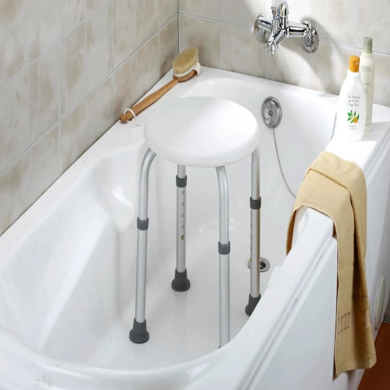Piso Silla De Ducha Baño Ajustable Aluminio Oneder Seguridad - 5