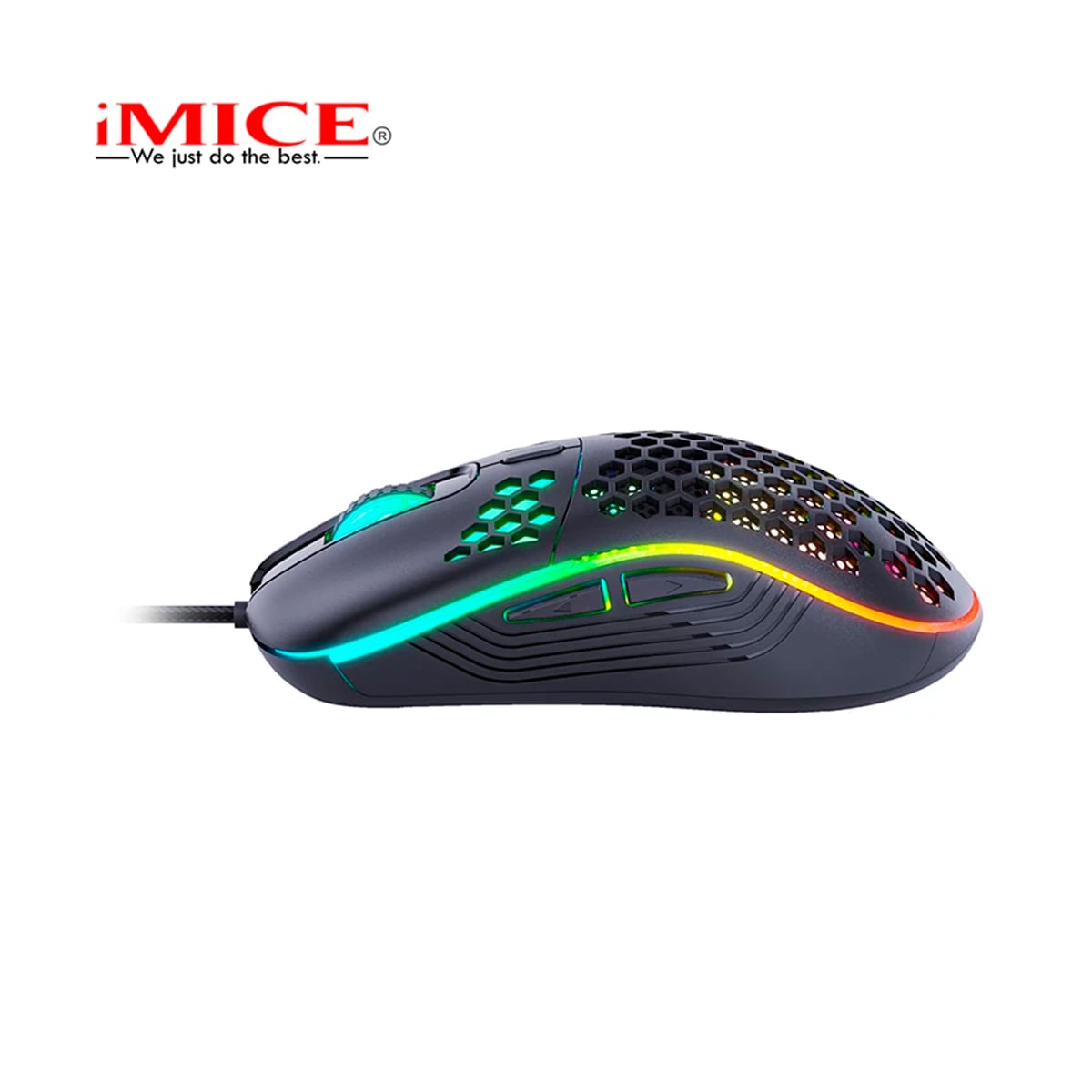 MOUSE GAMER LUZ LED IMICE T97 RGB 7200 DPI - 3