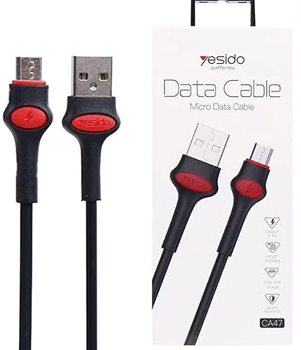 CABLE DE DATOS USB-MICRO, MODELO YESIDO CA-47 - 1