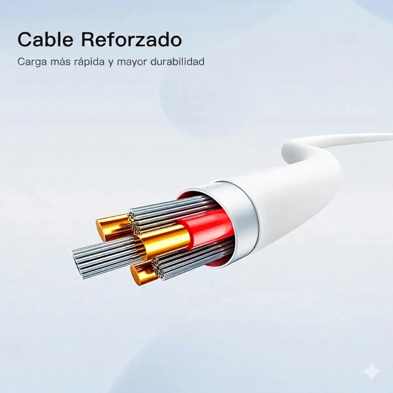 CABLE PD FAST CHARGE TIPO C A IP DEVICES YESIDO CA153 COLOR BLANCO - 2