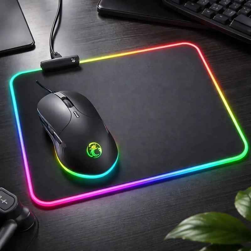 KIT GAMER IMICE MOUSE X6 3200 DPI + MOUSEPAD RGB 35X25 CM - 7