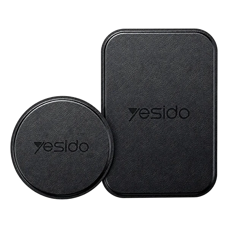 SOPORTE CELULAR REPUESTO PLACA METALICA PARA SOPORTE MAGNETICO DE AUTO NEGRO - 1