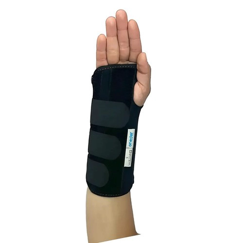 MUÑEQUERA INMOVILIZADORA TUNEL CARPIANO TENDINITIS MANO IZQUIERDA TALLA M NEGRO - 2