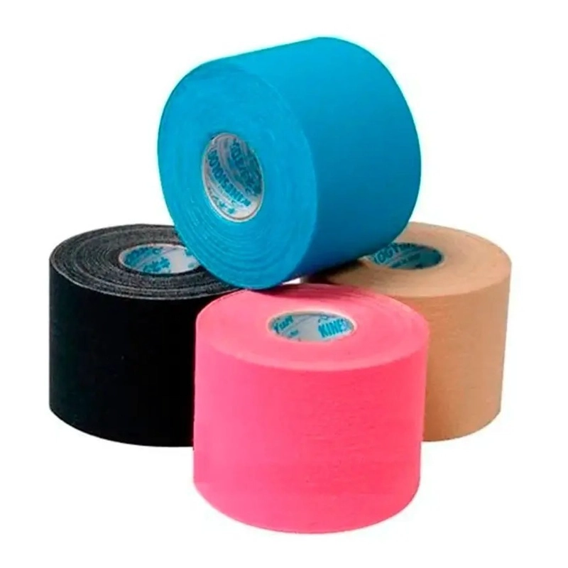 VENDA KINESIOLOGICA DE 5 CM X 5 MTS CINTA TAPE NEUROMUSCULAR ROJO - 4