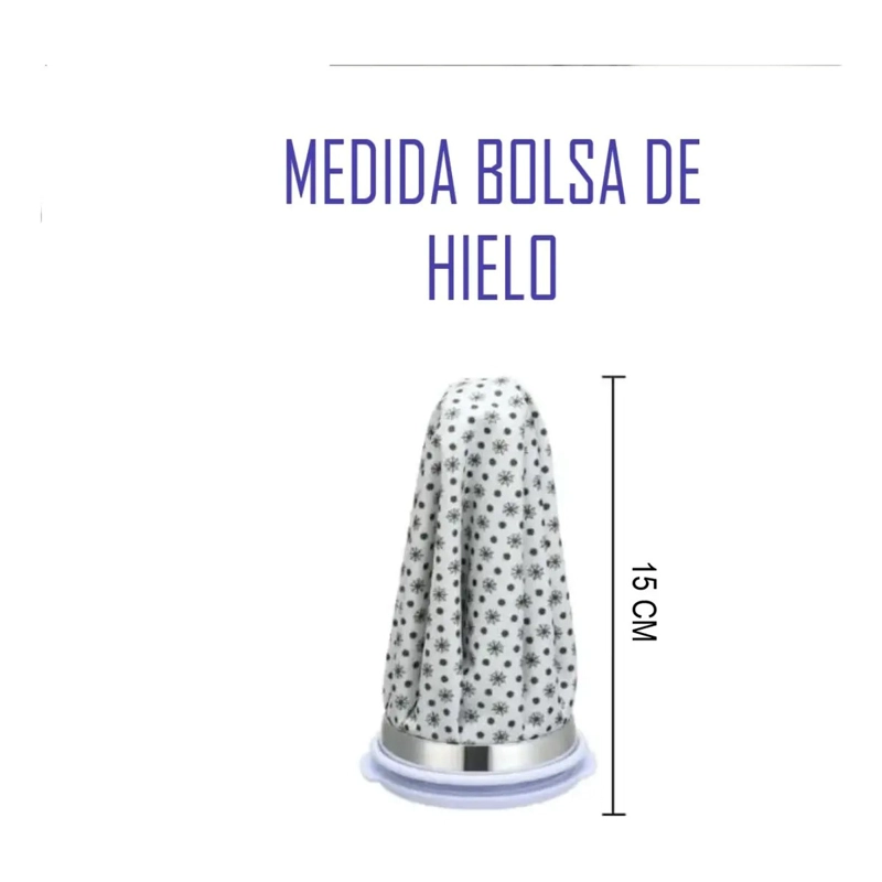 BOLSA PARA HIELO HOSPITALARIA 15 CM TERAPIA GOLPES VERDE - 5