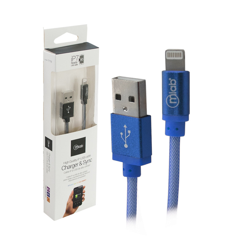 Ip7 Key Ripley - CABLE LIGHTNING IP7 BLINDADO-AZUL