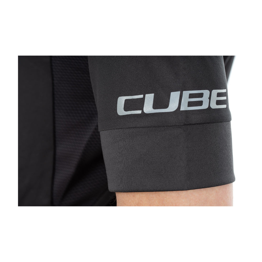POLERA CICLISMO HOMBRE CUBE ATX ROUND NECK GRIS - 4