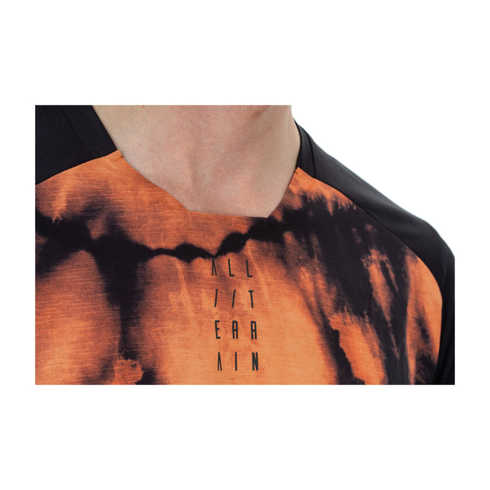 POLERA CICLISMO HOMBRE CUBE ATX ROUND NECK ROJO - 4
