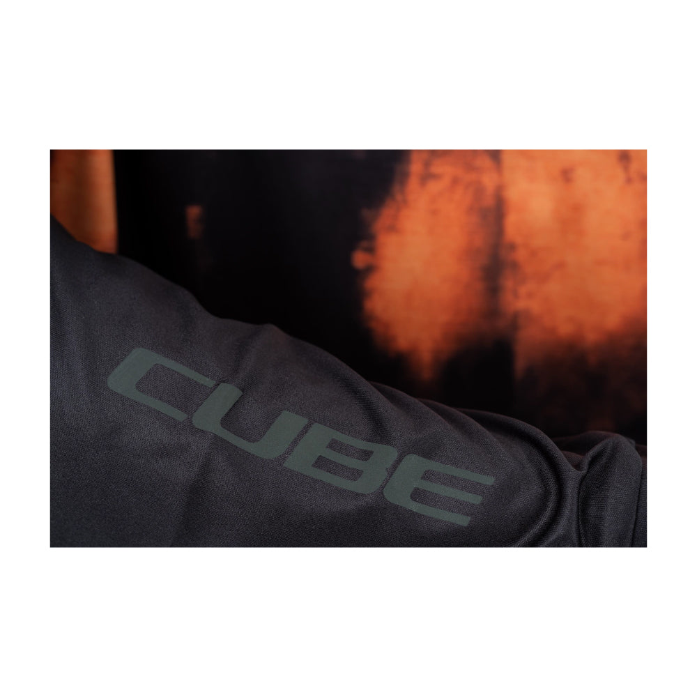 POLERA CICLISMO HOMBRE CUBE ATX ROUND NECK ROJO - 5