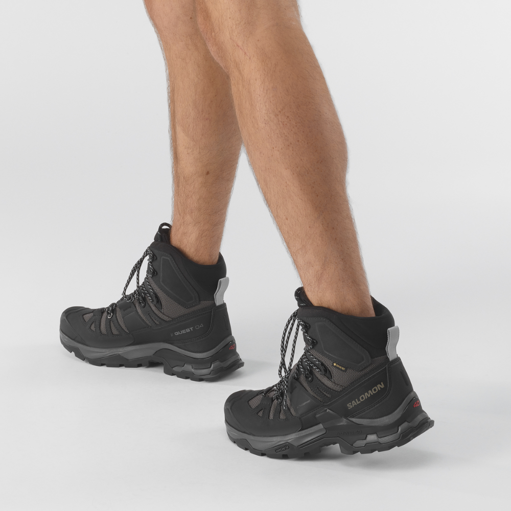 ZAPATO HOMBRE QUEST 4 GORE-TEX GRIS SALOMON - 2