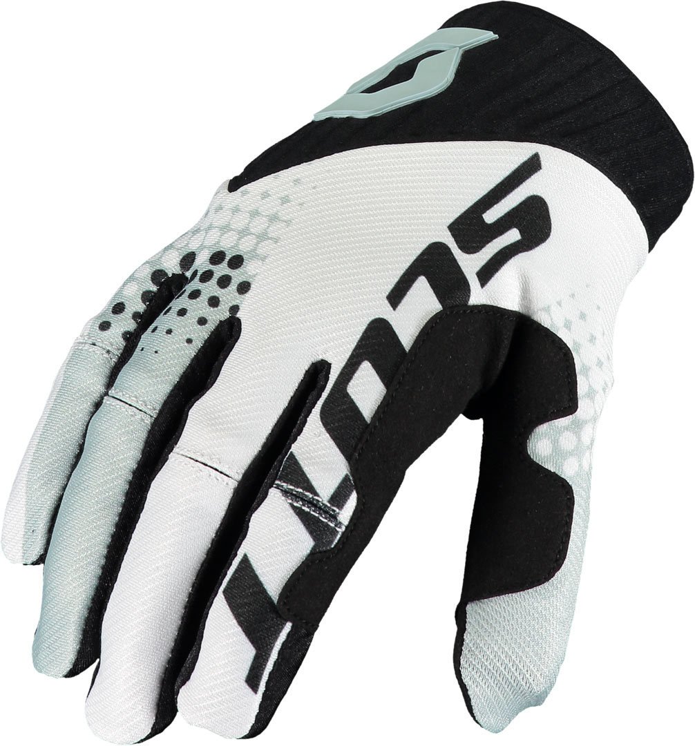 GUANTES MOTO SCOTT 450 ANGLED NEGRO - 1