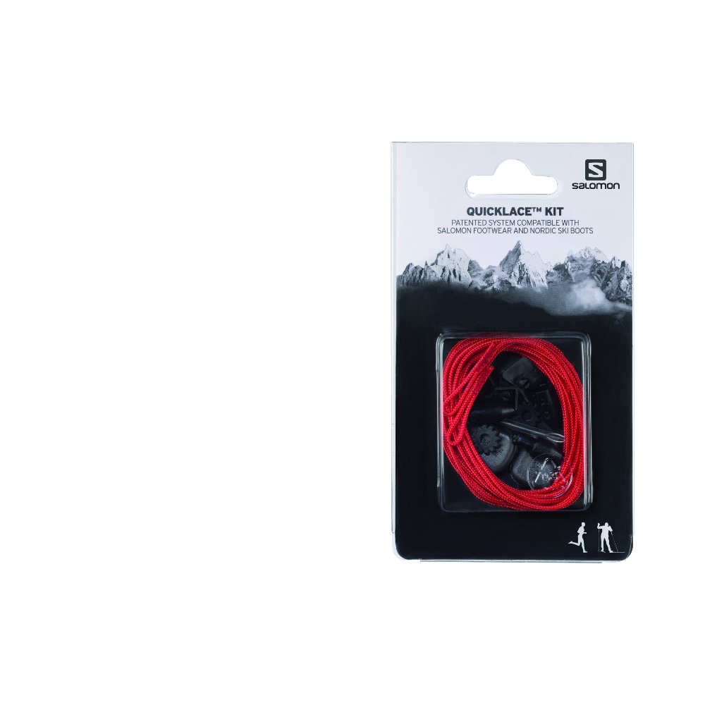 CORDON QUICKLACE SALOMON KIT ROJO - 1
