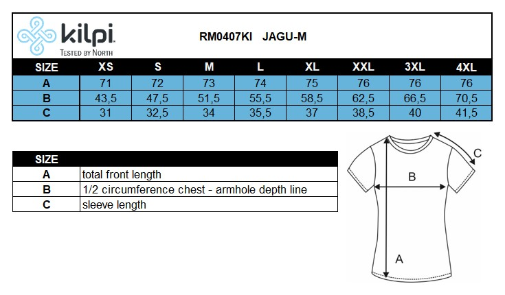 POLERA HOMBRE KILPI NEGRO JAGU - 3