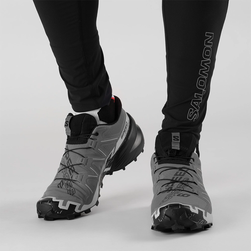 ZAPATILLA OUTDOOR SALOMON GRIS HOMBRE SPEEDCROSS 6 - 8