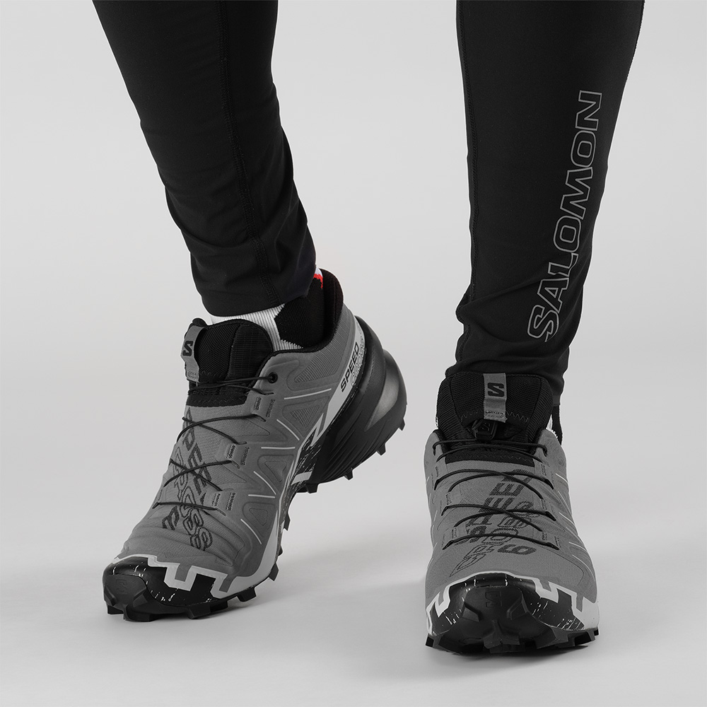 ZAPATILLA OUTDOOR SALOMON GRIS HOMBRE SPEEDCROSS 6 - 8