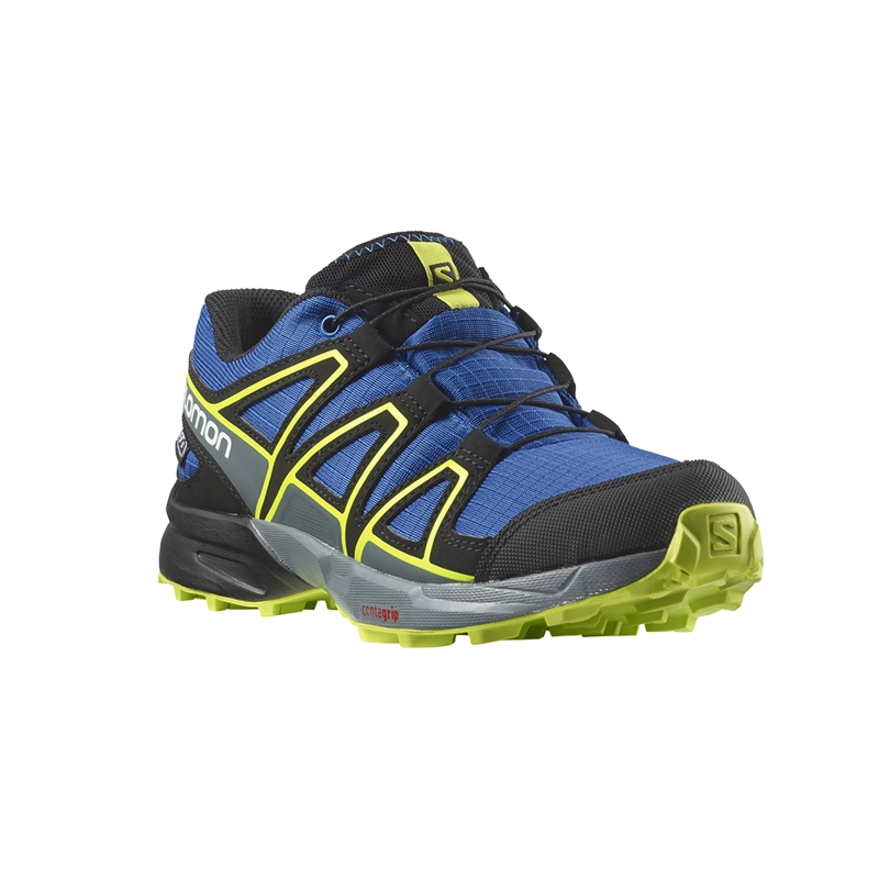 ZAPATILLA JUNIOR SPEEDCROSS WATERPROOF BLUE SALOMON - 3