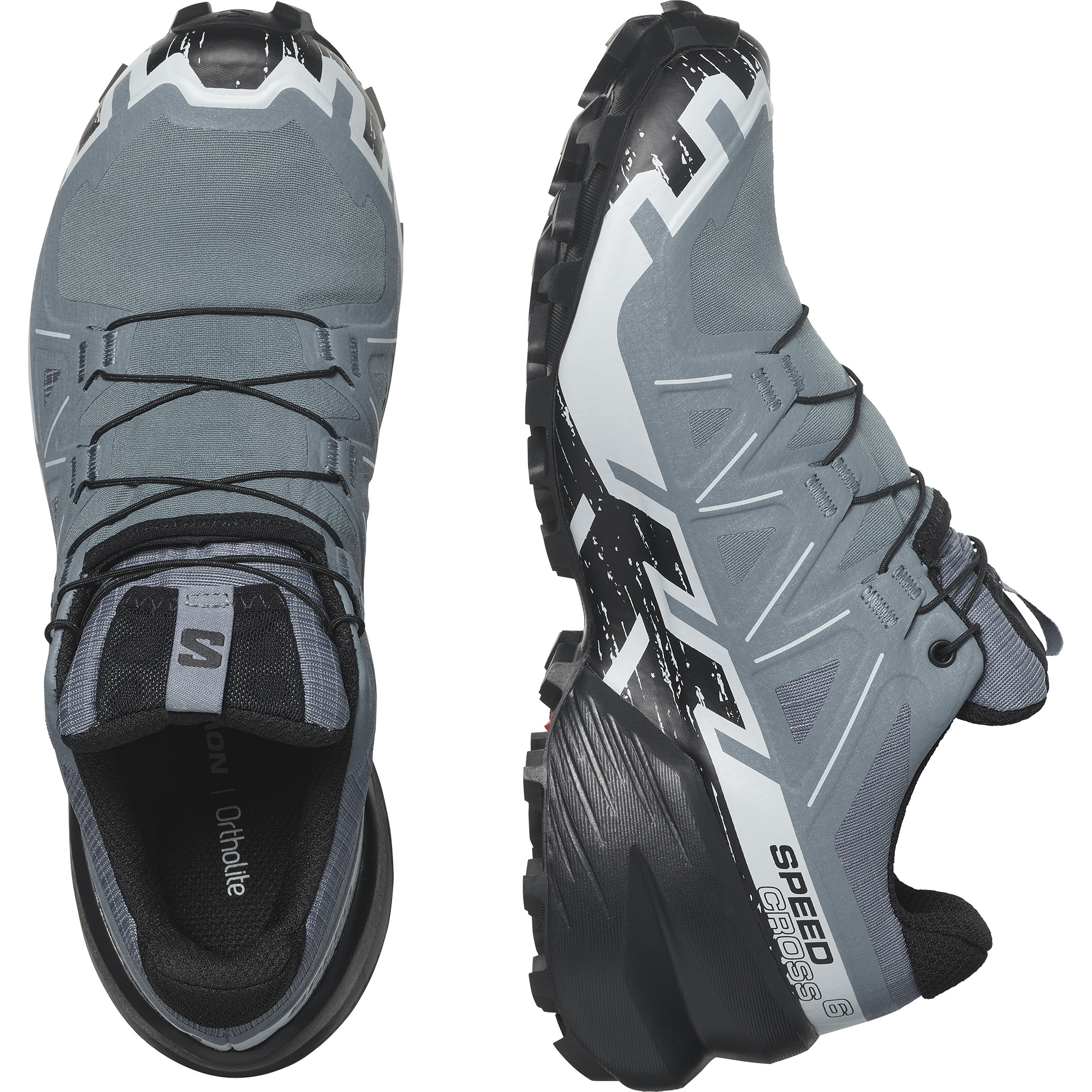 ZAPATILLA TREKKING SALOMON GRIS MUJER SPEEDCROSS 6 GTX W - 6