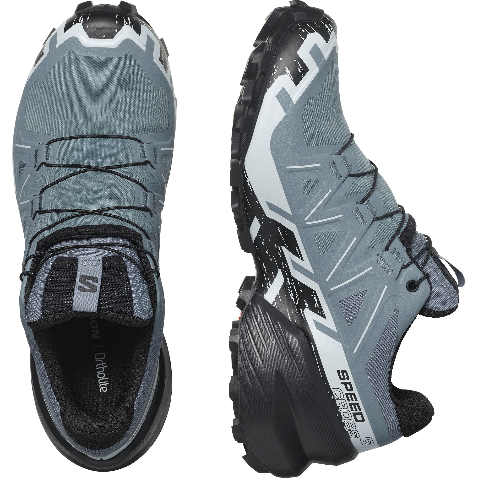ZAPATILLA TREKKING SALOMON GRIS MUJER SPEEDCROSS 6 GTX W - 6