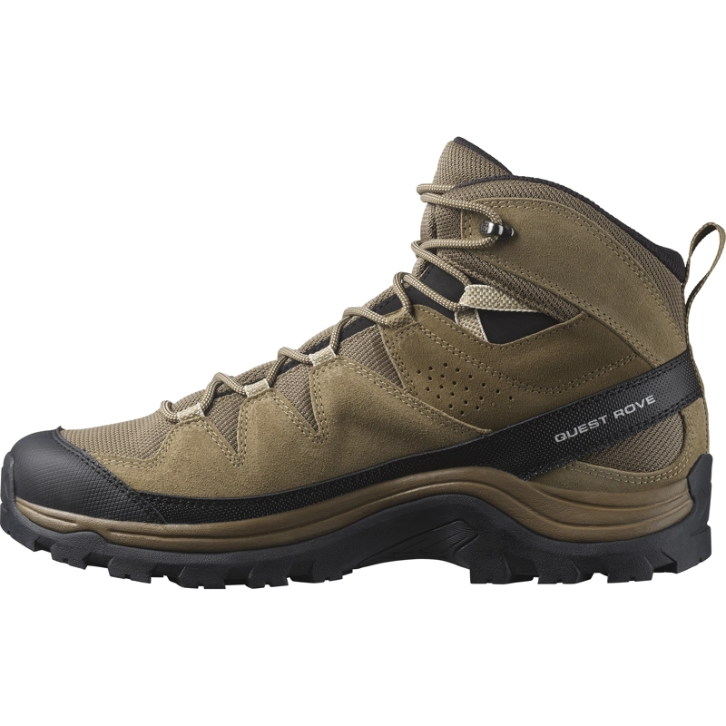 ZAPATILLA TREKKING SALOMON HOMBRE QUEST ROVE GTX BEIGE - 2