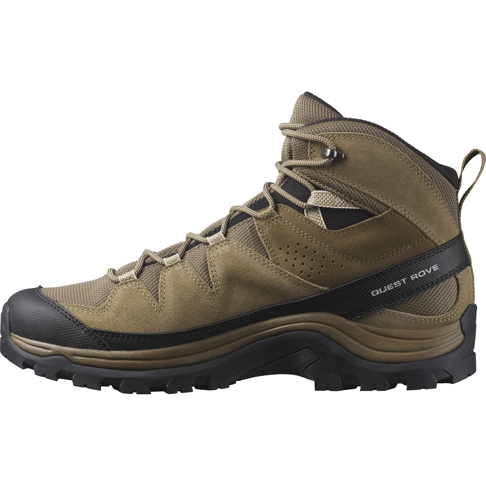 ZAPATILLA TREKKING SALOMON HOMBRE QUEST ROVE GTX BEIGE - 2