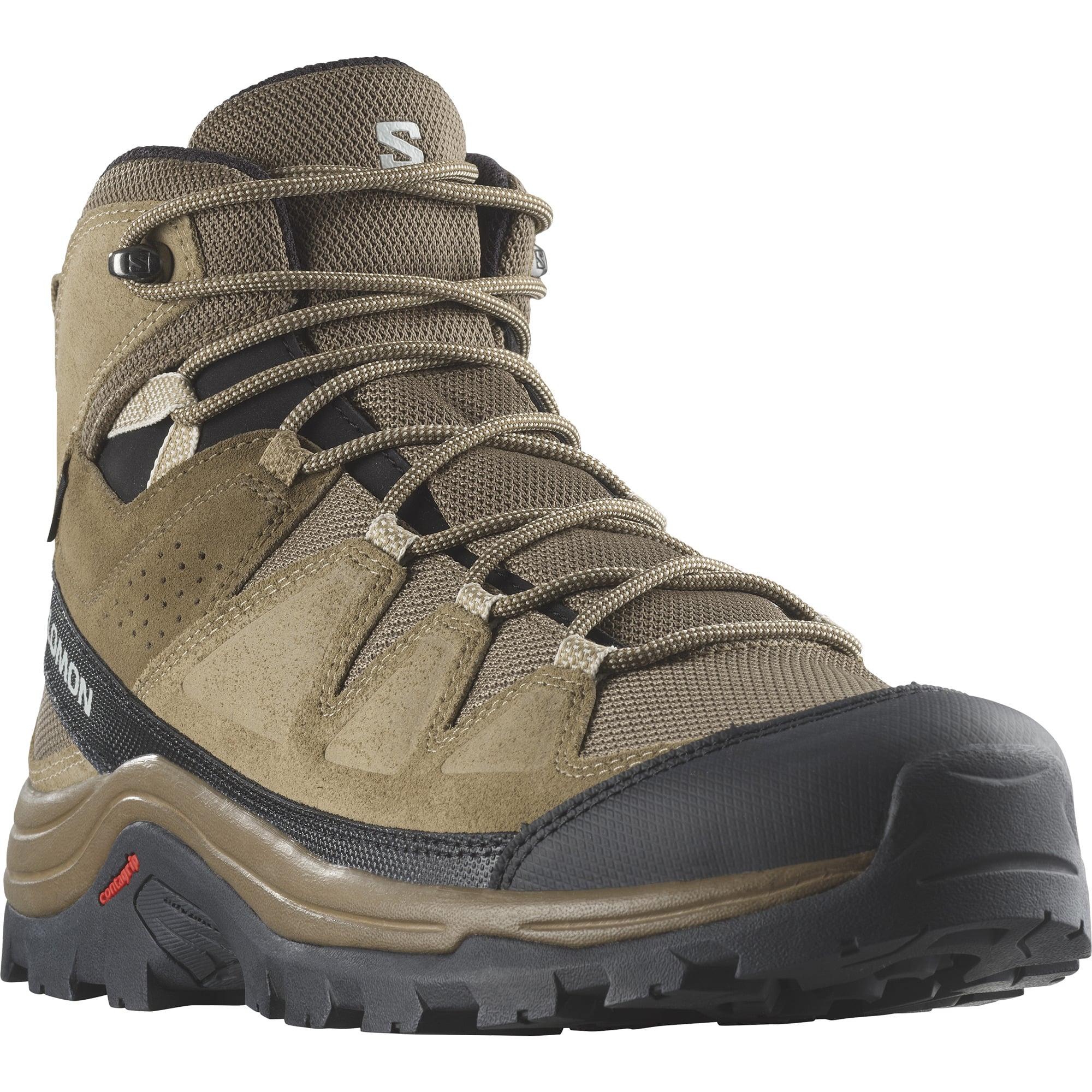 ZAPATILLA TREKKING SALOMON HOMBRE QUEST ROVE GTX BEIGE - 4