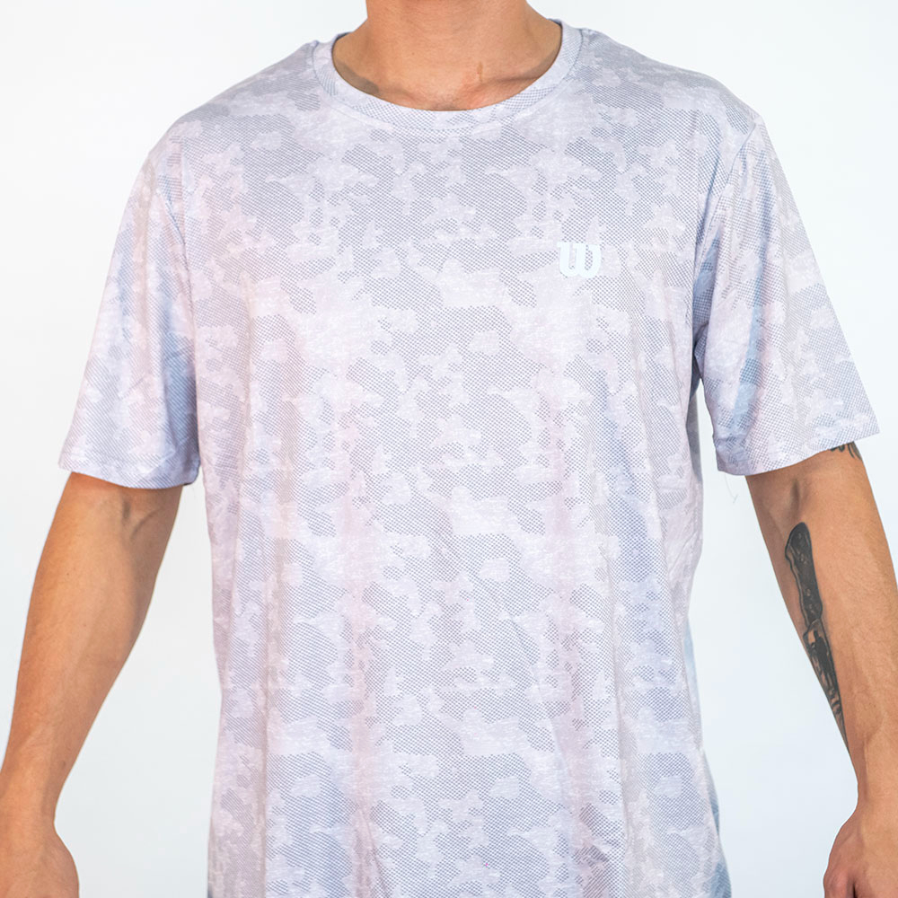 PLAYERA HOMBRE WILSON BLANCA STRONG FIT CAB - 1