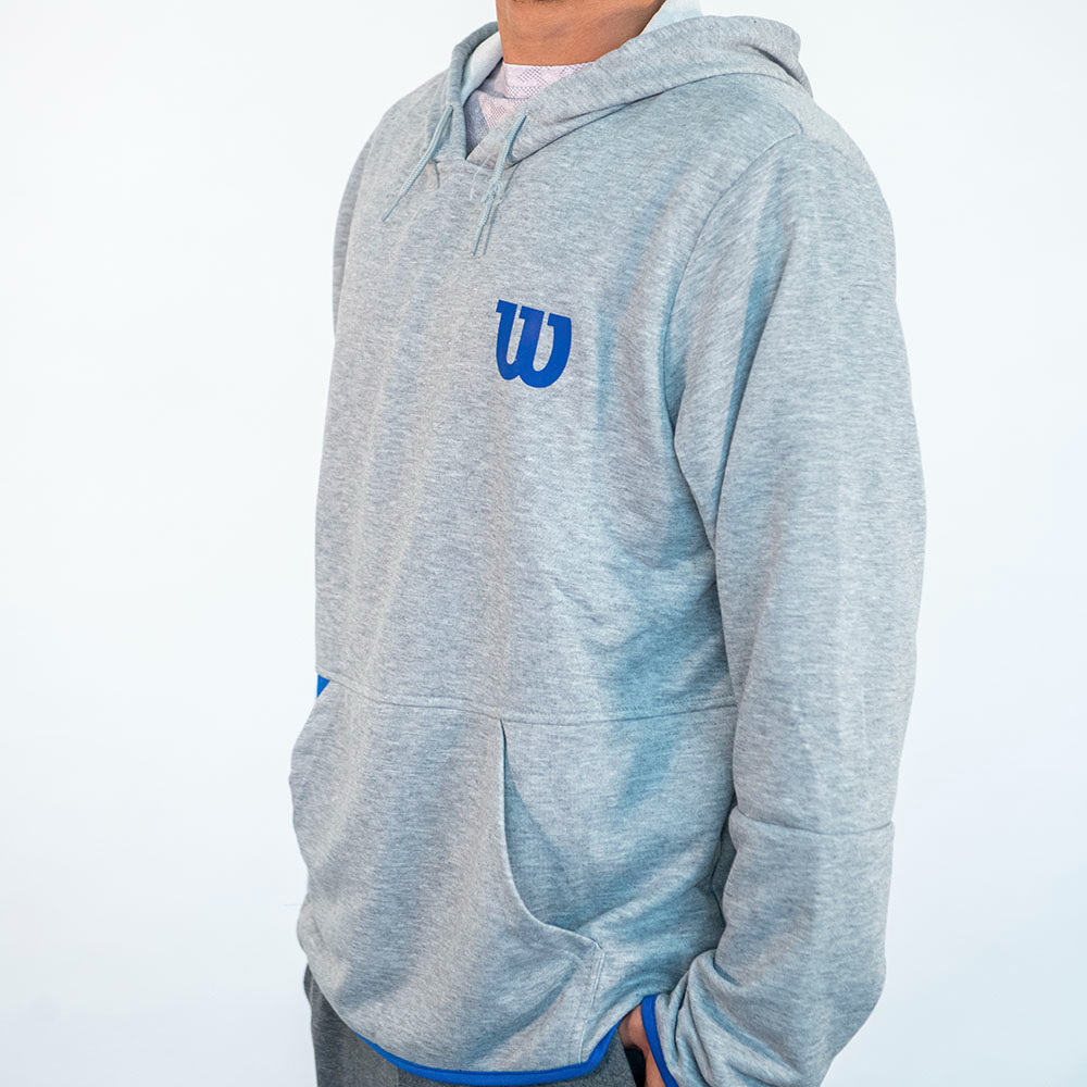 SUDADERA HOMBRE WILSON GRIS FRENCH TERRY CAB - 2