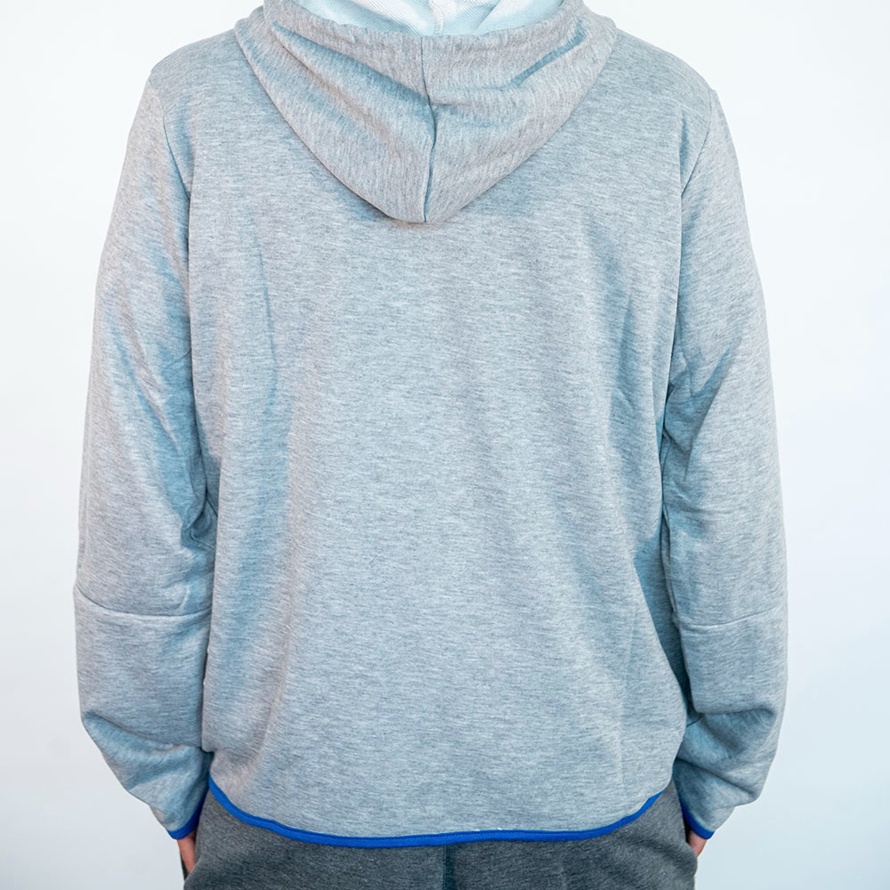 SUDADERA HOMBRE WILSON GRIS FRENCH TERRY CAB - 3