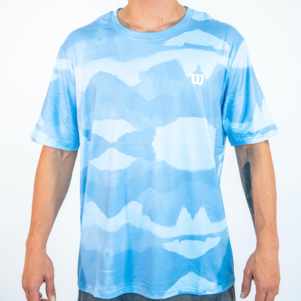 PLAYERA HOMBRE WILSON CELESTE POL-ELAST CAB - 1