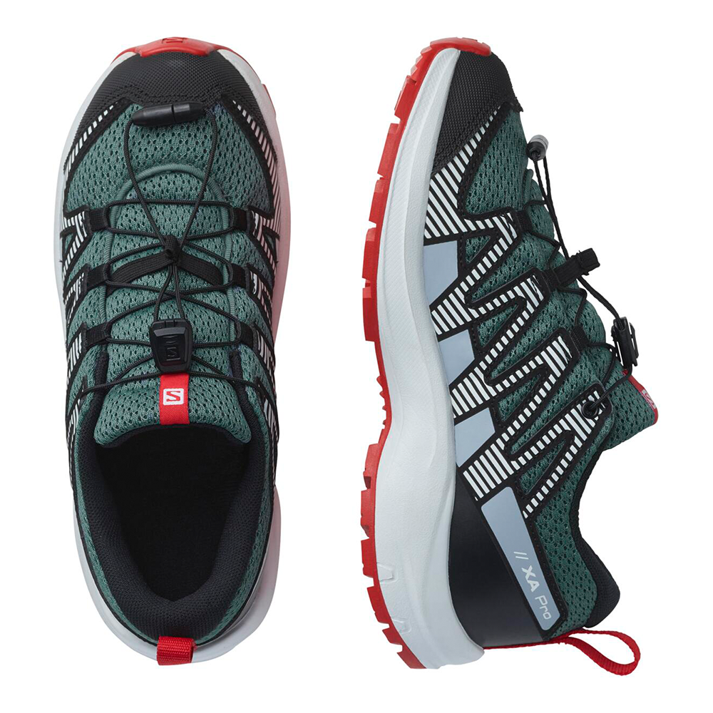 ZAPATILLA OUTDOOR SALOMON JUNIOR XA PRO V8 J VE - 4
