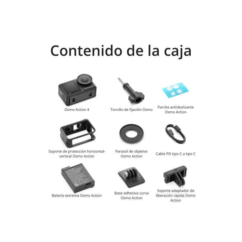 CAMARA DJI OSMO ACTION 4 STANDARD COMBO - 7