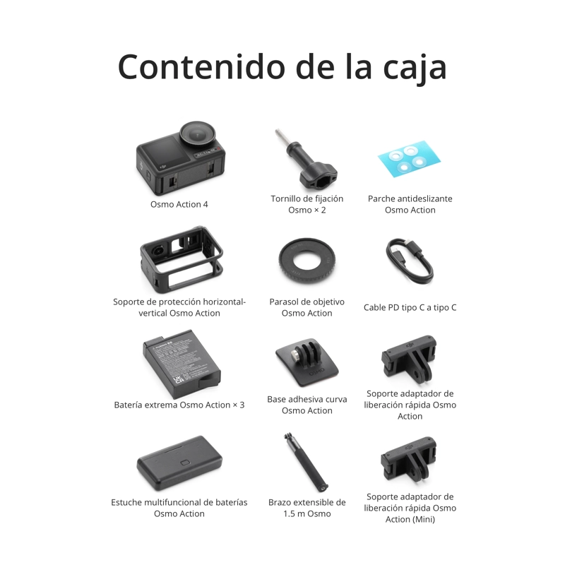 CAMARA DJI OSMO ACTION 4 ADVENTURE COMBO - 7