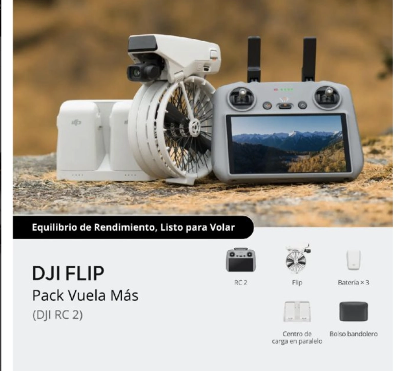 DRON CON CAMARA DJI FLIP FLY MORE COMBO (DJI RC 2) (GL) - 2