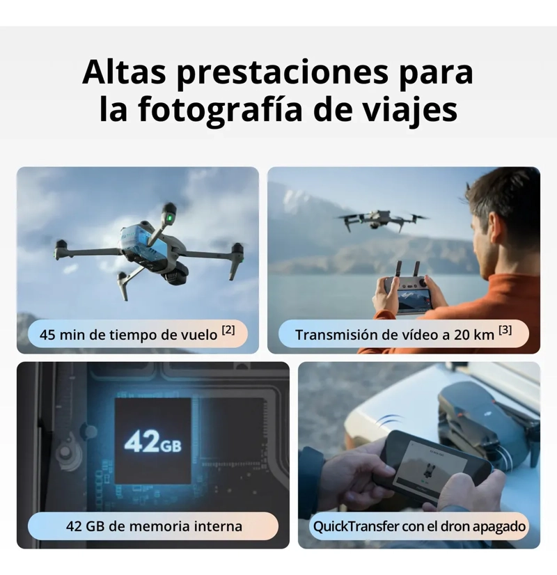 DRON CON CAMARA DJI AIR 3S (DJI RC-N3) - 2