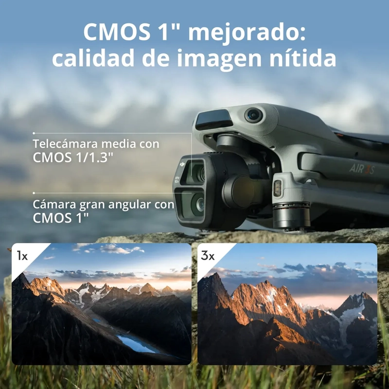 DRON CON CAMARA DJI AIR 3S (DJI RC-N3) - 5