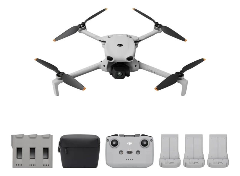 DRON CON CAMARA DJI LITO X1 FLY MORE COMBO (DJI RC-N3) - 1