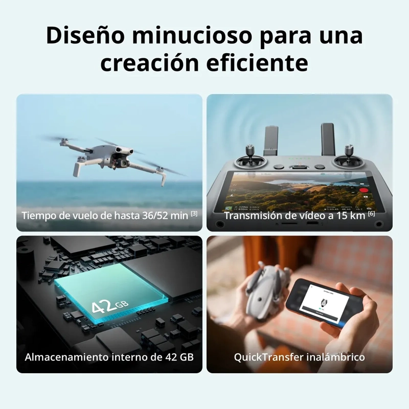DRON CON CAMARA DJI LITO X1 FLY MORE COMBO (DJI RC-N3) - 4
