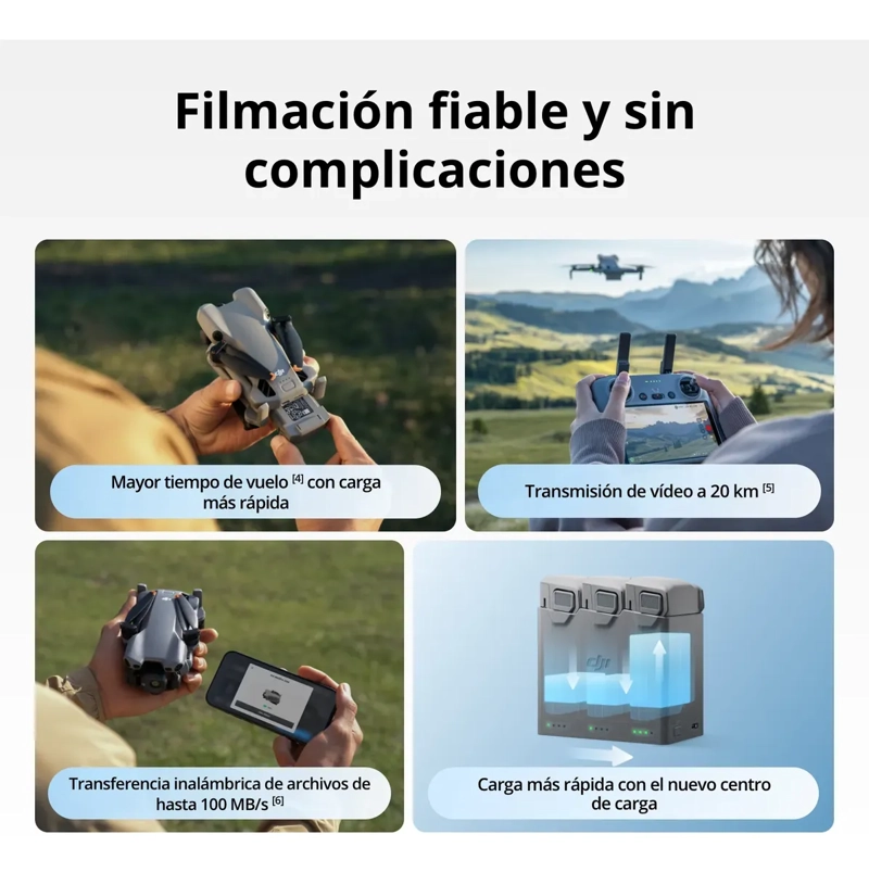 DRON CON CAMARA DJI MINI 5 PRO FLY MORE COMBO PLUS (DJI RC2) - 6