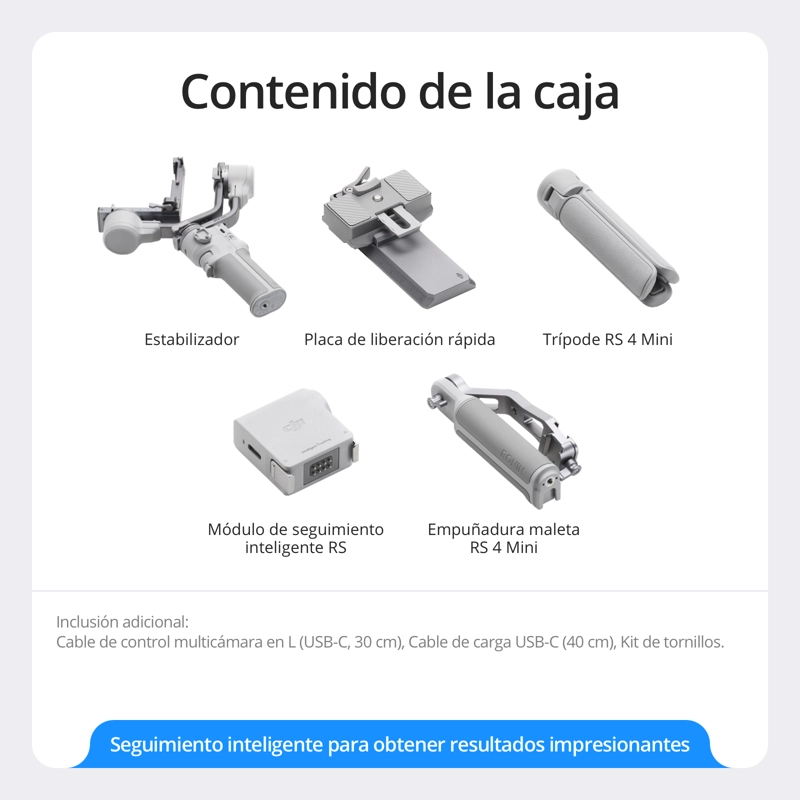 ESTABILIZADOR DJI RS 4 MINI COMBO - 6