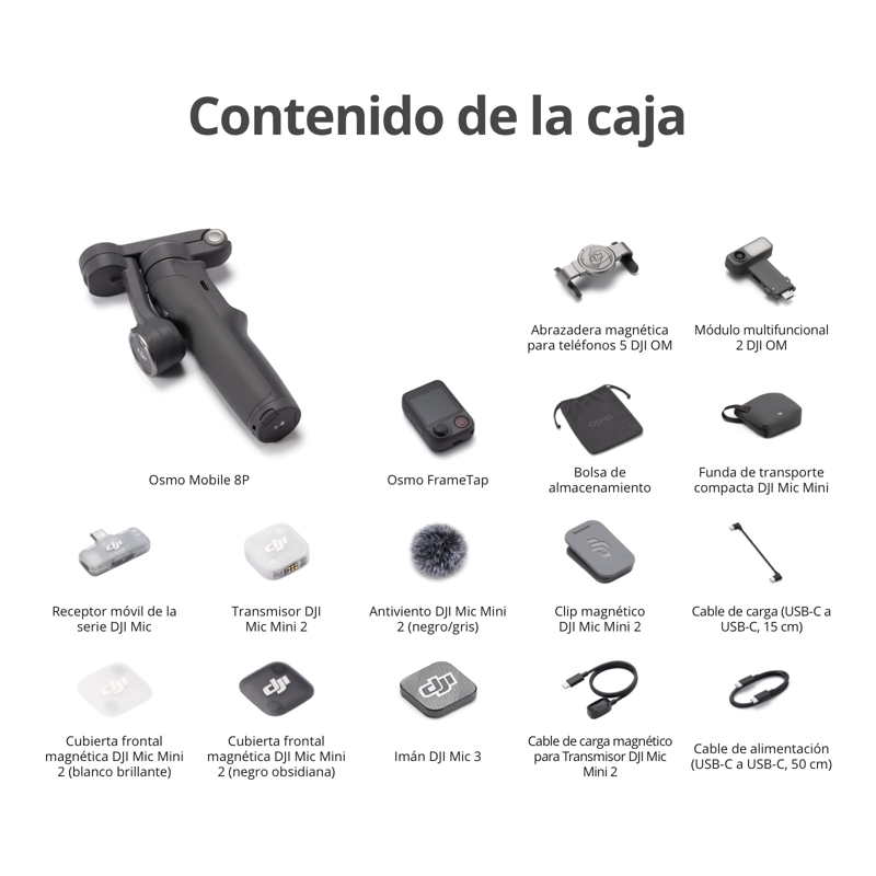 ESTABILIZADOR DJI OSMO MOBILE 8P CREATOR COMBO - 8