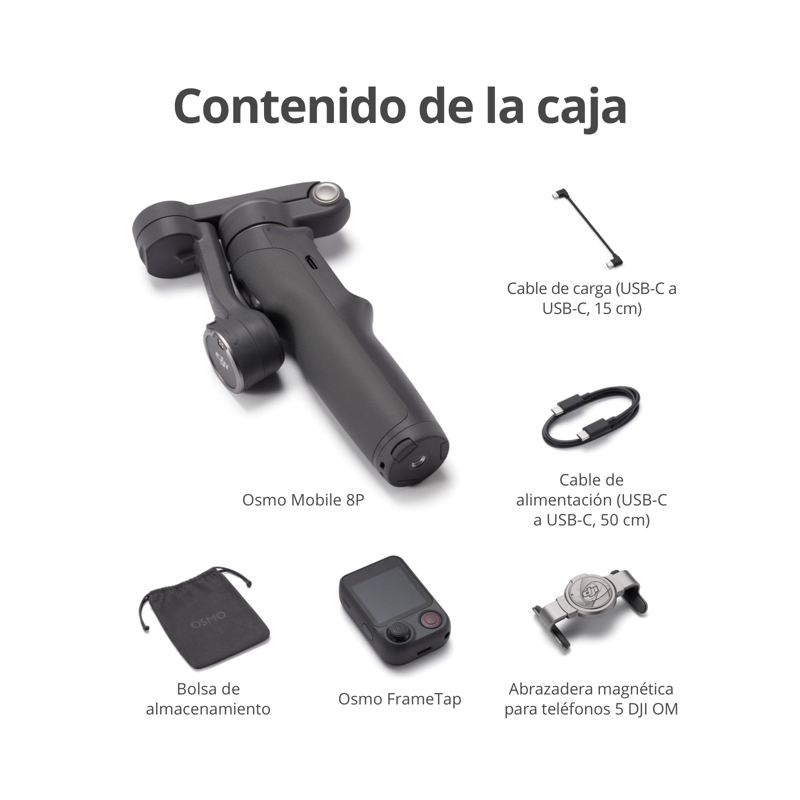 ESTABILIZADOR DJI OSMO MOBILE 8P STANDARD COMBO - 8