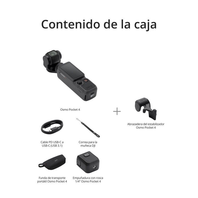 CAMARA DJI OSMO POCKET 4 STANDARD COMBO - 7