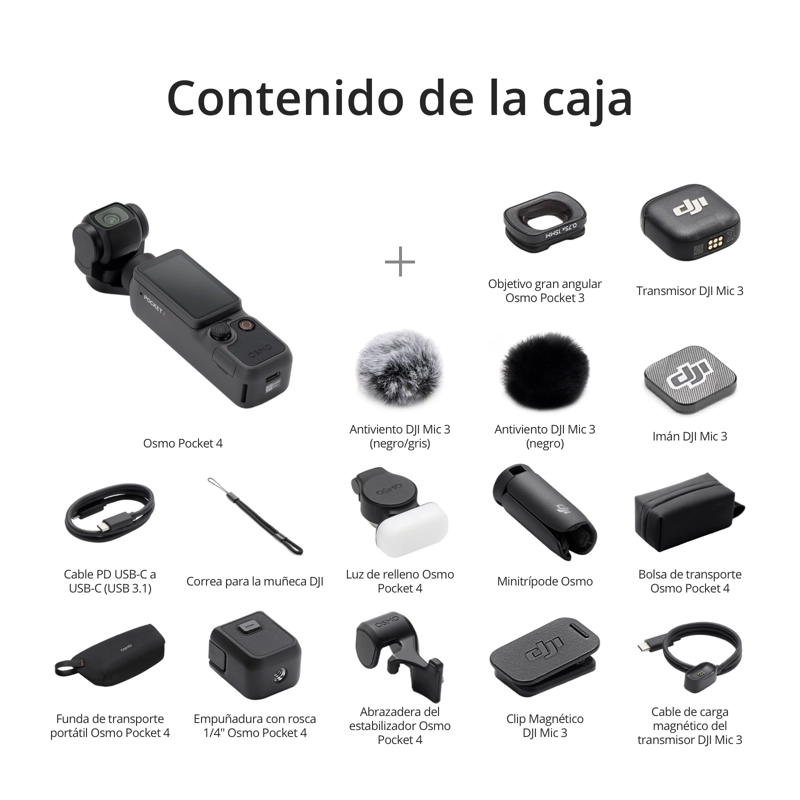 CAMARA DJI OSMO POCKET 4 CREATOR COMBO - 7