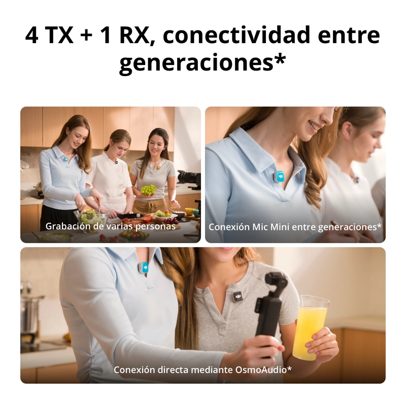 MICROFONO DJI MIC MINI 2S (1 TX + 1 RX) - 3