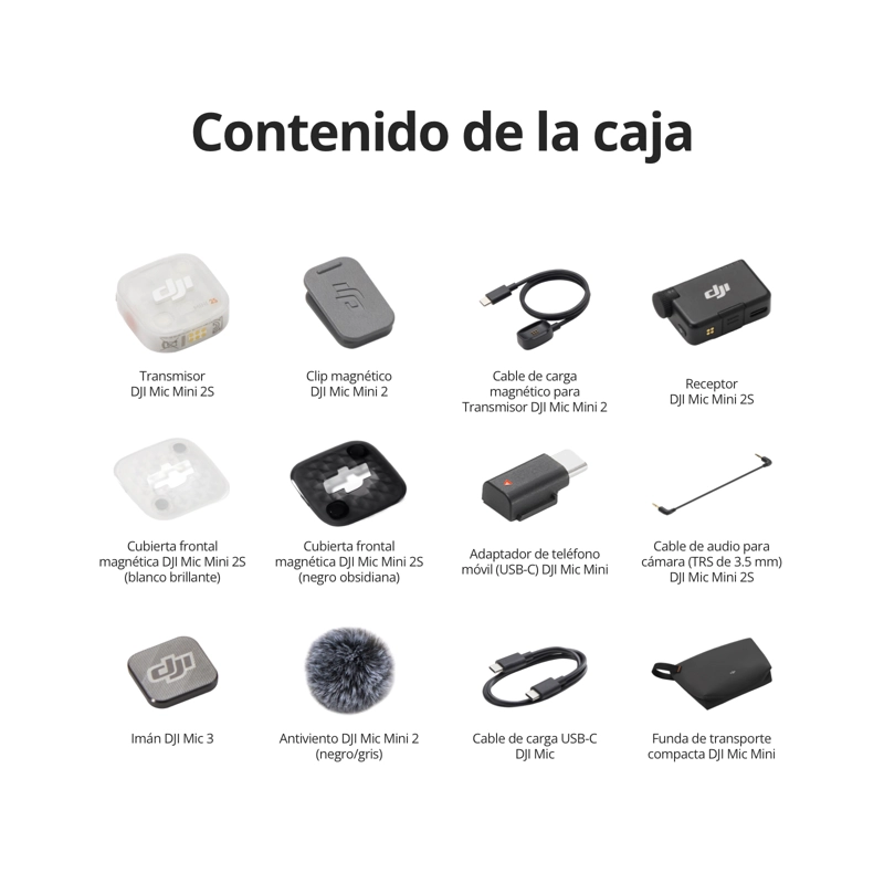 MICROFONO DJI MIC MINI 2S (1 TX + 1 RX) - 8