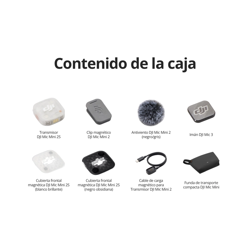 MICROFONO DJI MIC MINI 2S TRANSMITTER - 8