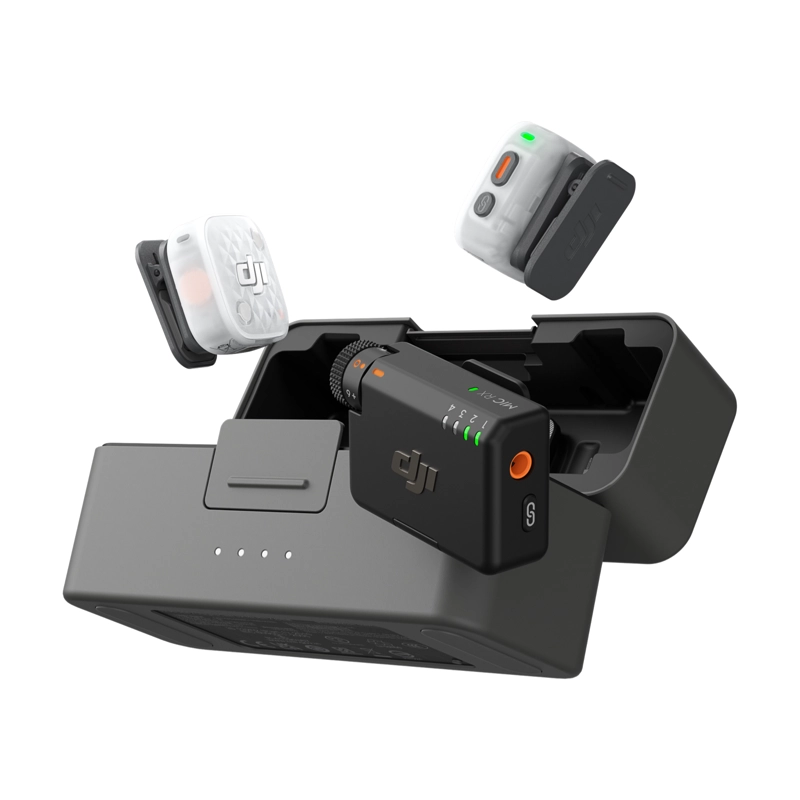 MICROFONO DJI MIC MINI 2S (2 TX + 1 RX + CHARGING CASE) - 1