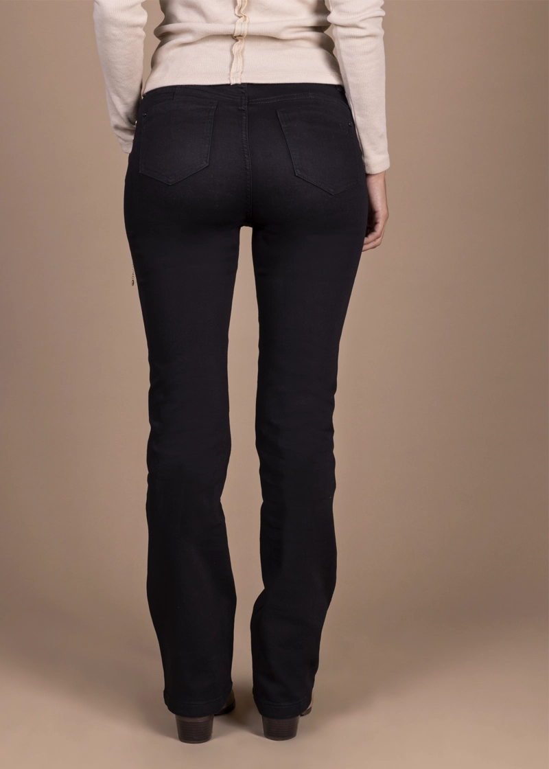 JEANS STRAIGHT FIT MUJER EFESIS NEGRO EMI RECTO - 3